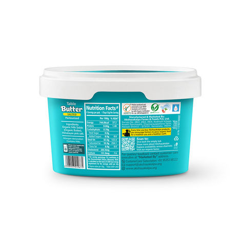 Akshayakalpa Organic Salted Table Butter