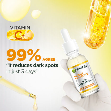 Garnier Vitamin C + Face Serum for Skin Brightening & Anti-Dark Spots
