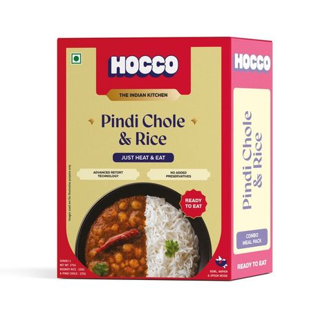 Hocco Pindi Chole Rice Combo