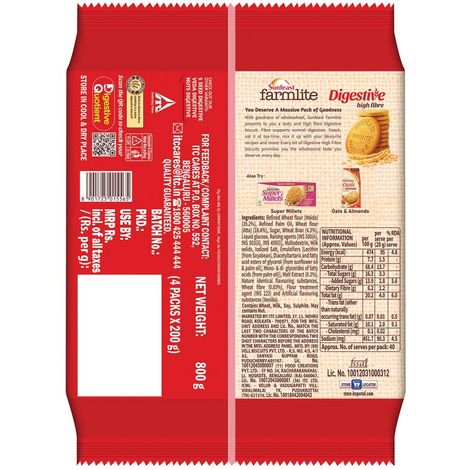 Sunfeast Farmlite Digestive High Fibre