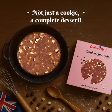 Cookieman Double Choco Chip Soft Dessert Cookie