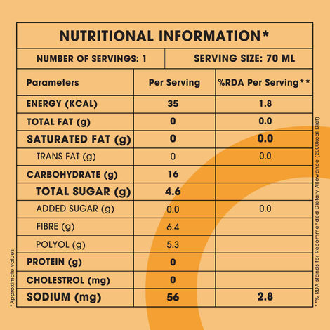 Noto Orange Sugar Free Popsicle