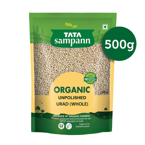 Tata Sampann Organic Unpolished Urad Whole Dal