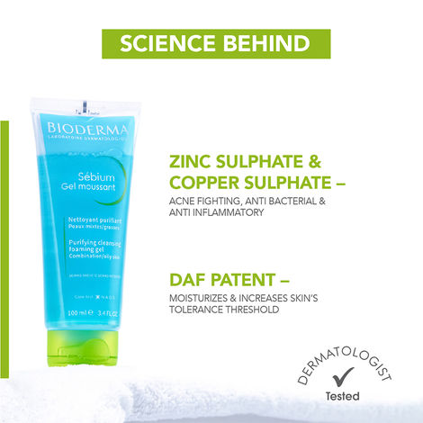 Bioderma Sebium Moussant Purifying Cleansing Gel