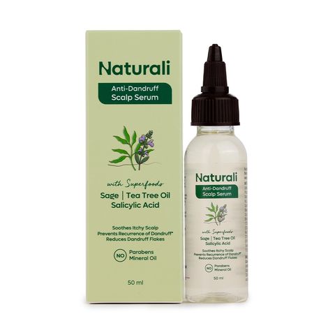 Naturali Anti-Dandruff Scalp Serum Sage Tea Tree Oil & Salicylic Acid