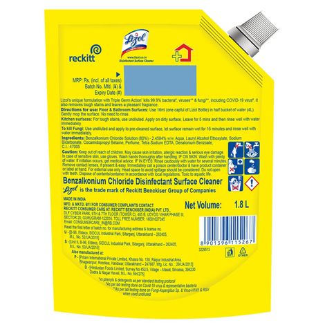 Lizol Citrus Floor Cleaner Liquid