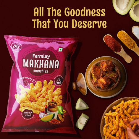 Farmley Makhana Munchies | Amritsari Achari Crisps