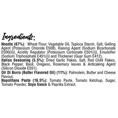 2PM | Noodles | Napolitana Pasta Veg