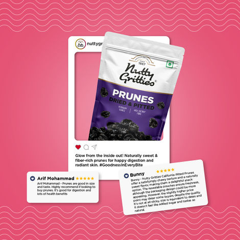 Nutty Gritties Premium Soft & Juicy Pitted Prunes