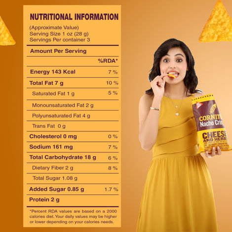 Cornitos Nacho Crisps - Cheese And Herbs