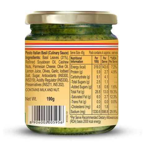 Dr. Oetker FunFoods Pesto Italian Sauce