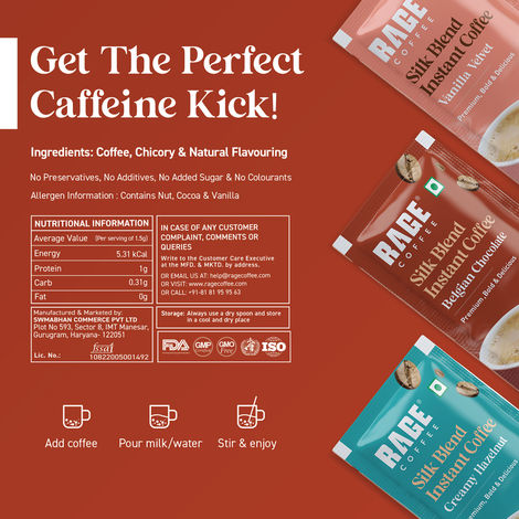 Rage Coffee Silk Blend Assorted Medium Roast Instant Coffee