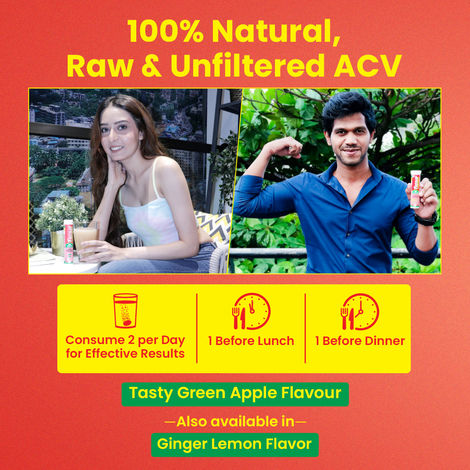 Fast&Up Apple Cide Vinegar For Weight Loss And Detox - Green Apple