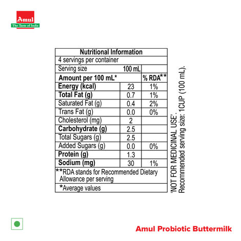 Amul Probiotic Buttermilk