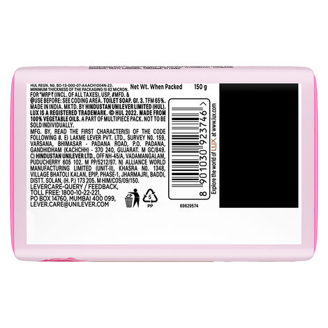 Lux Even-toned Glow Bathing Soap infused with Vitamin C & E For Superior Glow