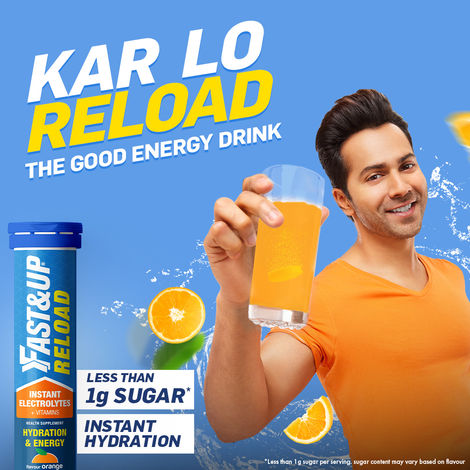Fast&Up Reload Energy Drink Low Sugar Electrolyte - Mojito Flavour