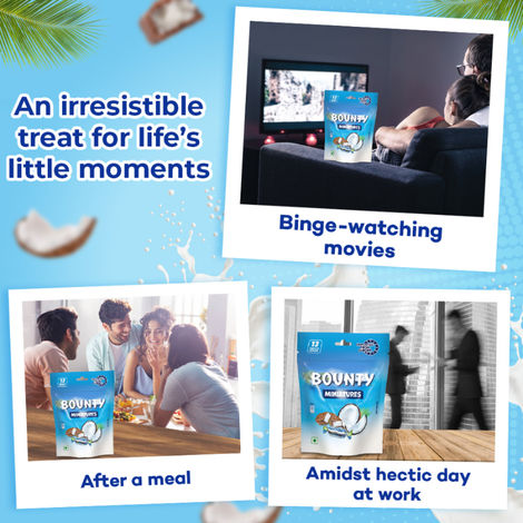 Bounty Miniatures Coconut Filled Chocolate Pack