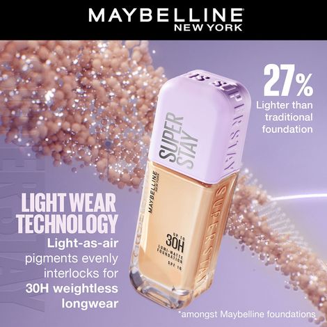 Maybelline New York Super Stay Lumi Matte Liquid Foundation, 125