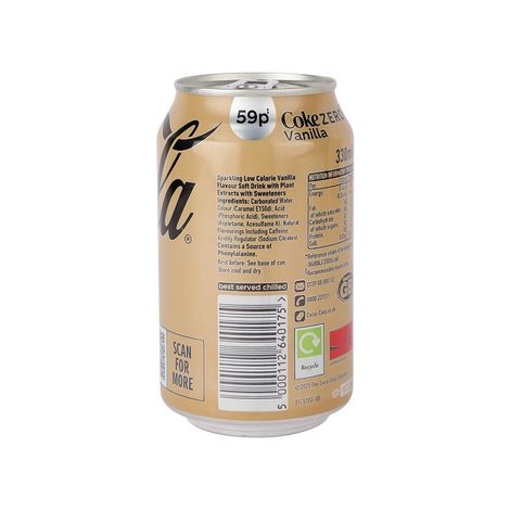 Coca-Cola Vanilla Zero Sugar Can