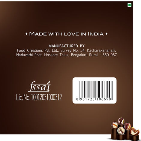 Fabelle Dessert Collection-5 Handcrafted Dessert Inspired Chocolate Truffles