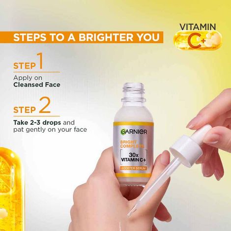 Garnier Vitamin C + Face Serum for Skin Brightening & Anti-Dark Spots