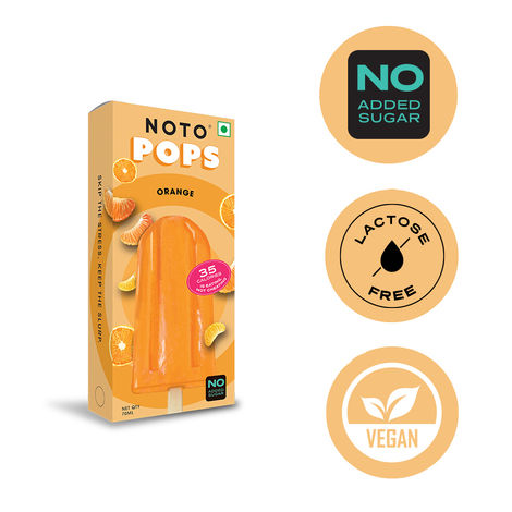 Noto Orange Sugar Free Popsicle