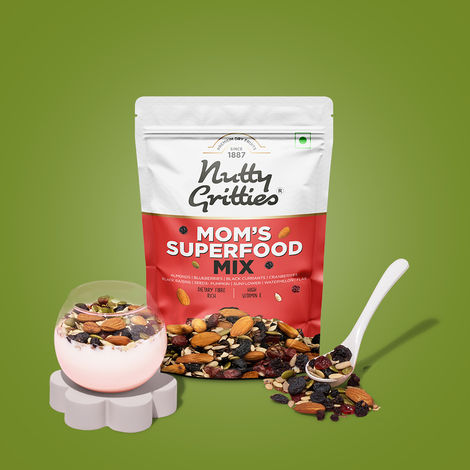 Nutty Gritties Mom's Trail Mix - High Protein, Omega-3, Energy Boost
