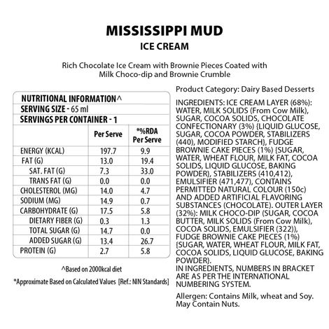 Baskin Robbins Mississippi Mud Ice Cream Stick