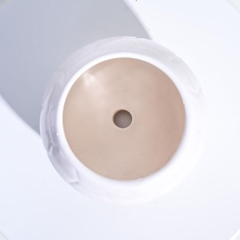 Uagoo Football Ceramic Pot (White)