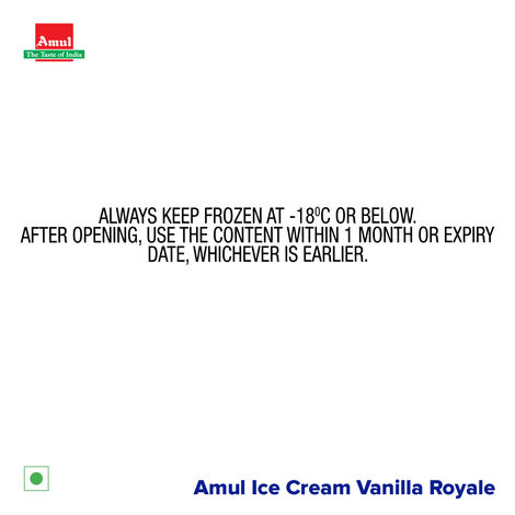 Amul Vanilla Icecream Tub