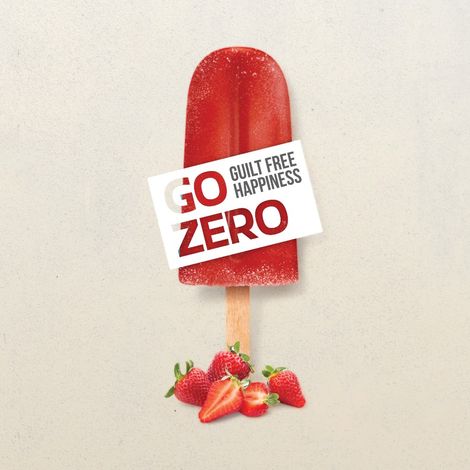 Go Zero - Zero Sugar - Alpine Strawberry Fruit Pops