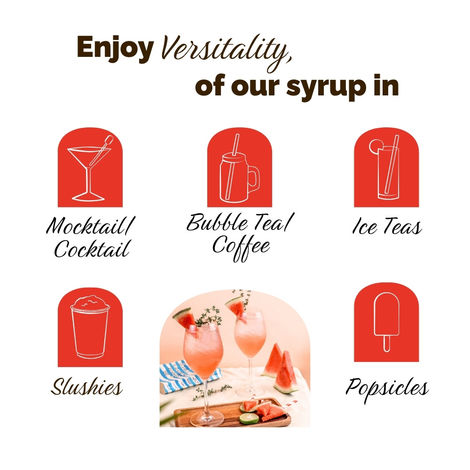 MONIN Watermelon Syrup () & Sepoy & Co. Classic Lemonade () Combo 