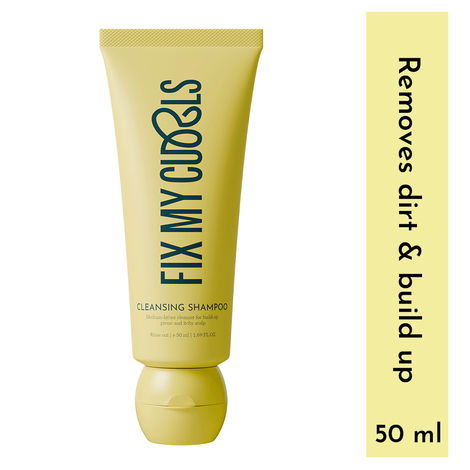 Fix My Curls Cleansing Shampoo | Curly, Wavy, Frizzy Hair|Anti-Dandruff, Sulphate Free