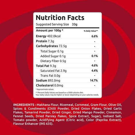 Farmley Makhana Munchies - Andhra Masala