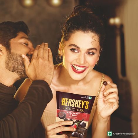 Hershey's Exotic Raspberry And Goji Dark Chocolate Share Bag