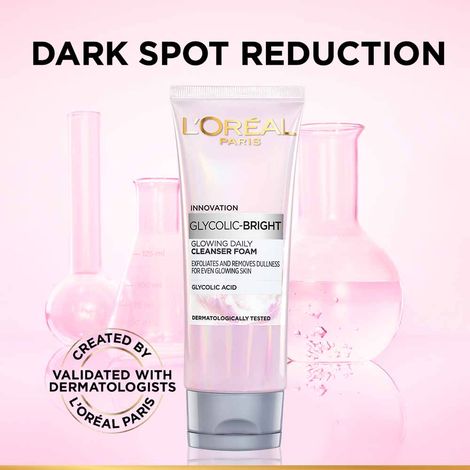 L'Oreal Paris Glycolic Bright Daily Foaming Face Cleanser Glycolic Acid Face Wash