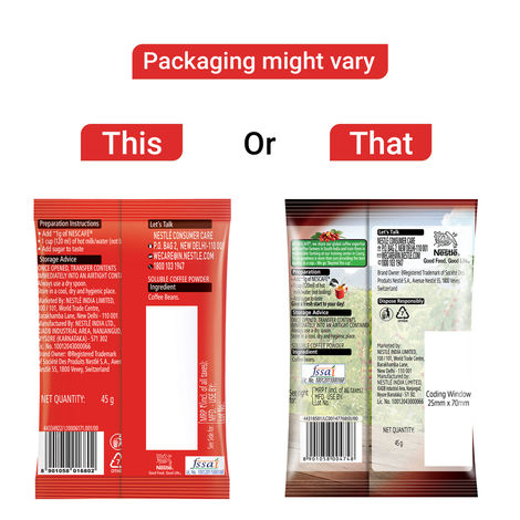 Fortune Besan(500gms) & Nescafe Classic Instant Coffee Powder Pouch(45gms) Combo