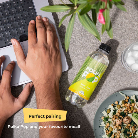 Polka Pop Lemon and Lime Sparkling Water