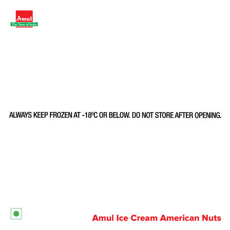 Amul American Nuts Ice Cream Cup