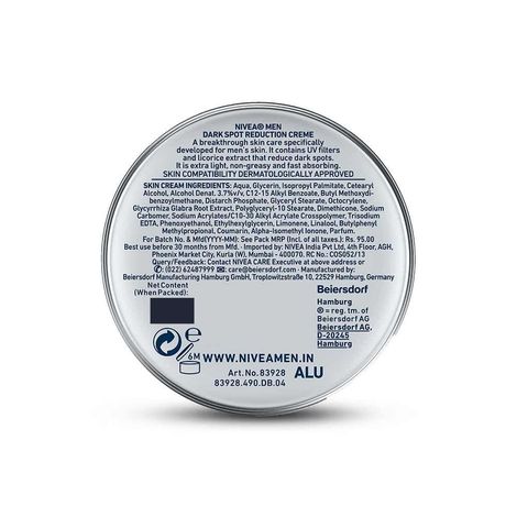 Nivea Men Dark Spot Reduction Face Cream