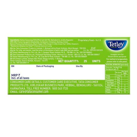 Tetley Kashmiri Kahwa Green Tea
