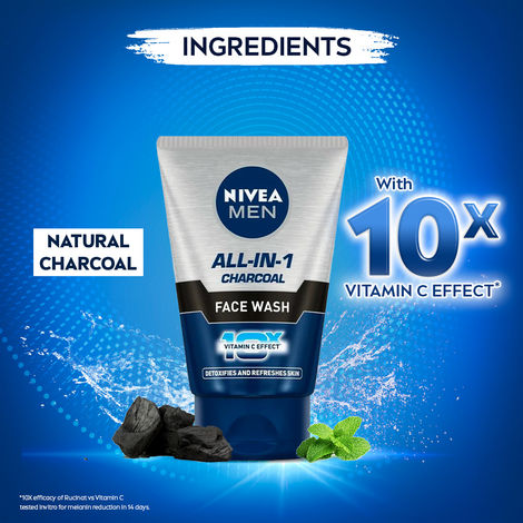 Nivea Men Face Wash All In 1 Charcoal