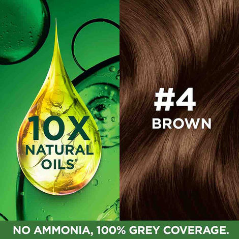 Garnier Color Naturals Long-Lasting Creme Hair Color | Brown - Shade 4