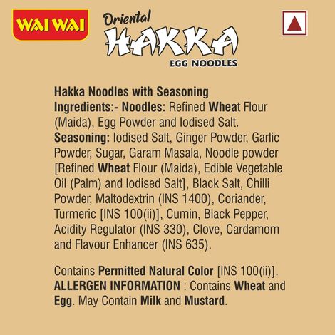 Wai Wai Oriental EGG Hakka Noodles