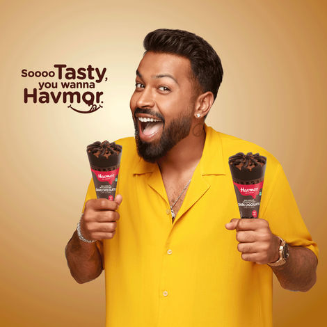 Havmor Dark Chocolate Ice Cream Cone