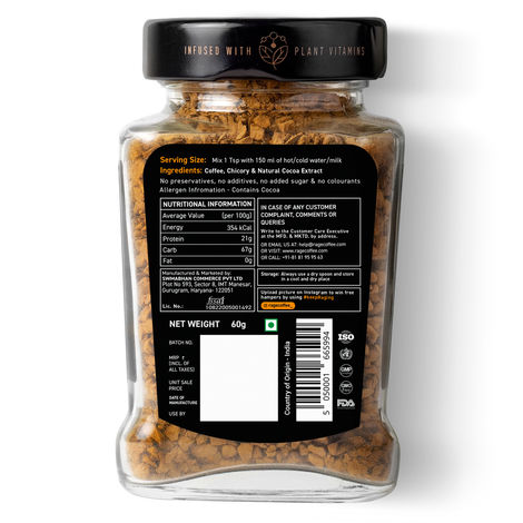 Rage Coffee Silk Blend Belgian Chocolate Instant Coffee