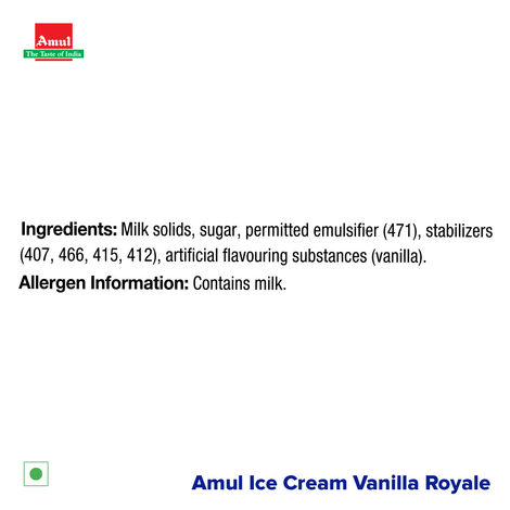 Amul Vanilla Icecream Tub