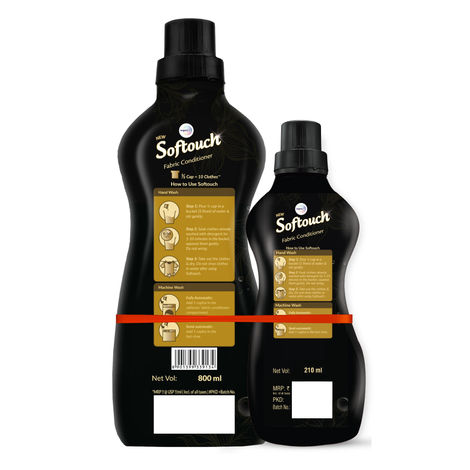 Softouch Rose and Jasmine 2X French Perfume After Wash Fabric Conditioner