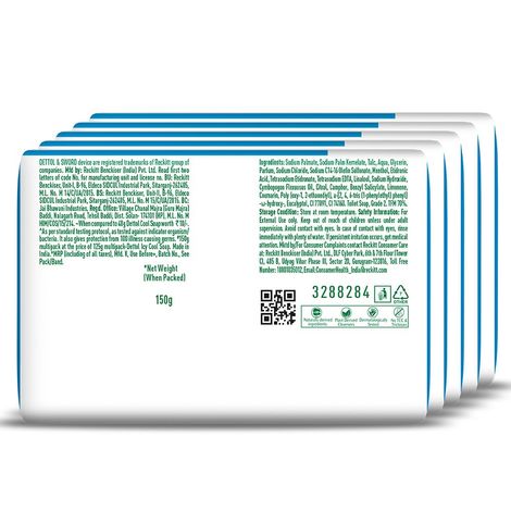 Dettol Icy Cool Bathing Soap Bar with 3X intense cooling