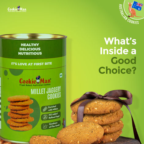 CookieMan Ragi Millet Jaggery Cookies